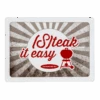 Weber-metalen Bord 'Steak It Easy' In Reliëf -BBQ Accessoires Verkoop 18378