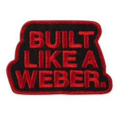Limited Edition-embleem ‘Built Like A Weber’