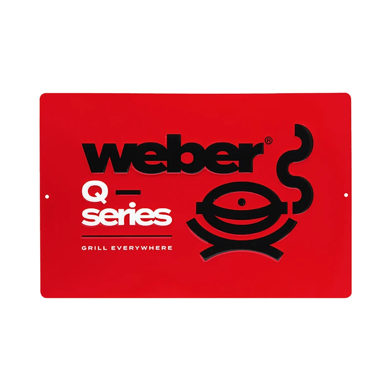 Metalen Bord Uit De Limited Edition Weber Q Serie 3 Metalen Bord Uit De Limited Edition Weber Q Serie